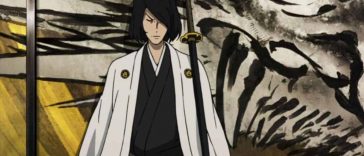 Ghemon seduto in una scena di film Lupin terzo