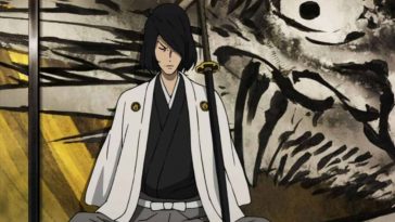 Ghemon seduto in una scena di film Lupin terzo