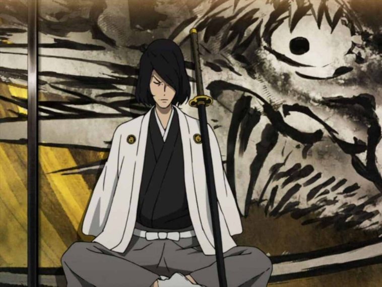 Ghemon seduto in una scena di film Lupin terzo