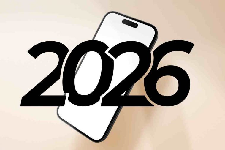 ihpone con scritta 2026