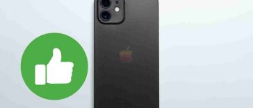 iphone con simbolo del pollice in su verde