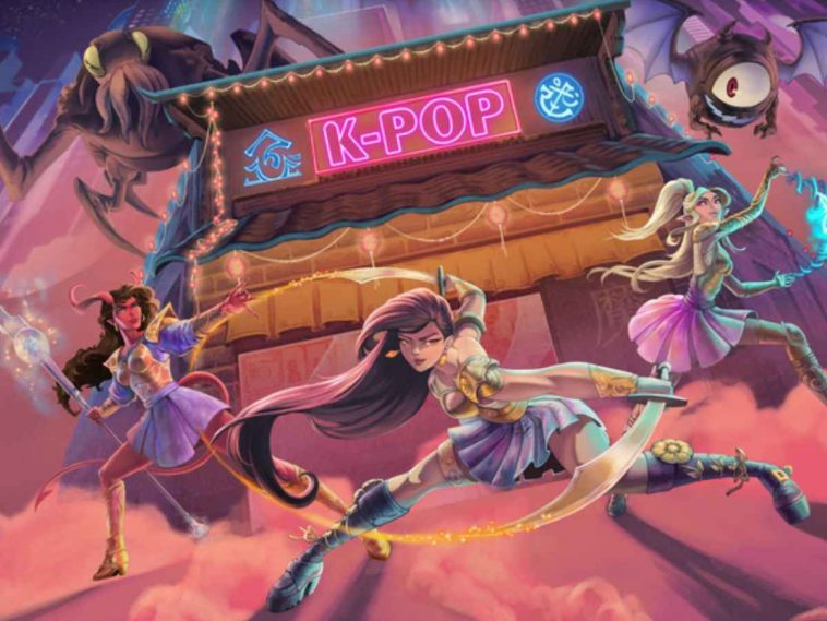 immagine chiave di kpop idols of the neon dark immagine di copertina