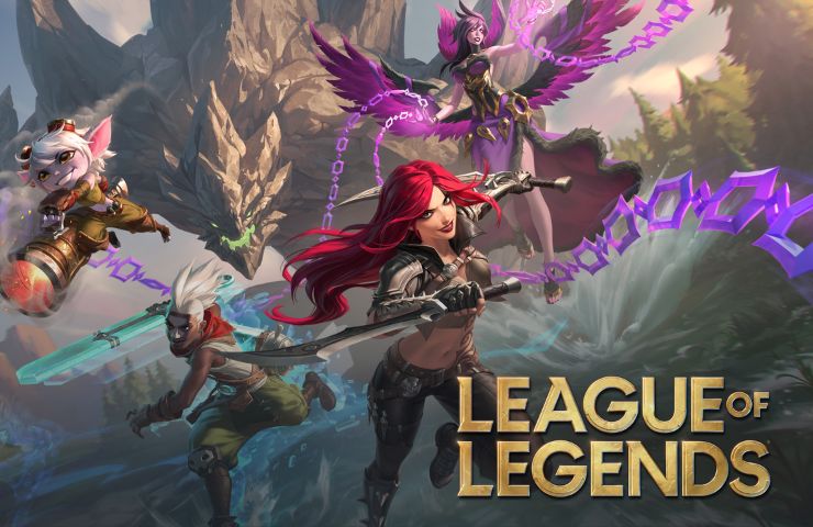 immagine chiave di league of legends con eroine