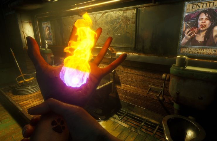 mano infuocata screenshot di judas