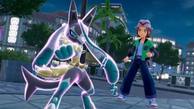 screenshot di leggende pokemon z-a con MegaLucario Z