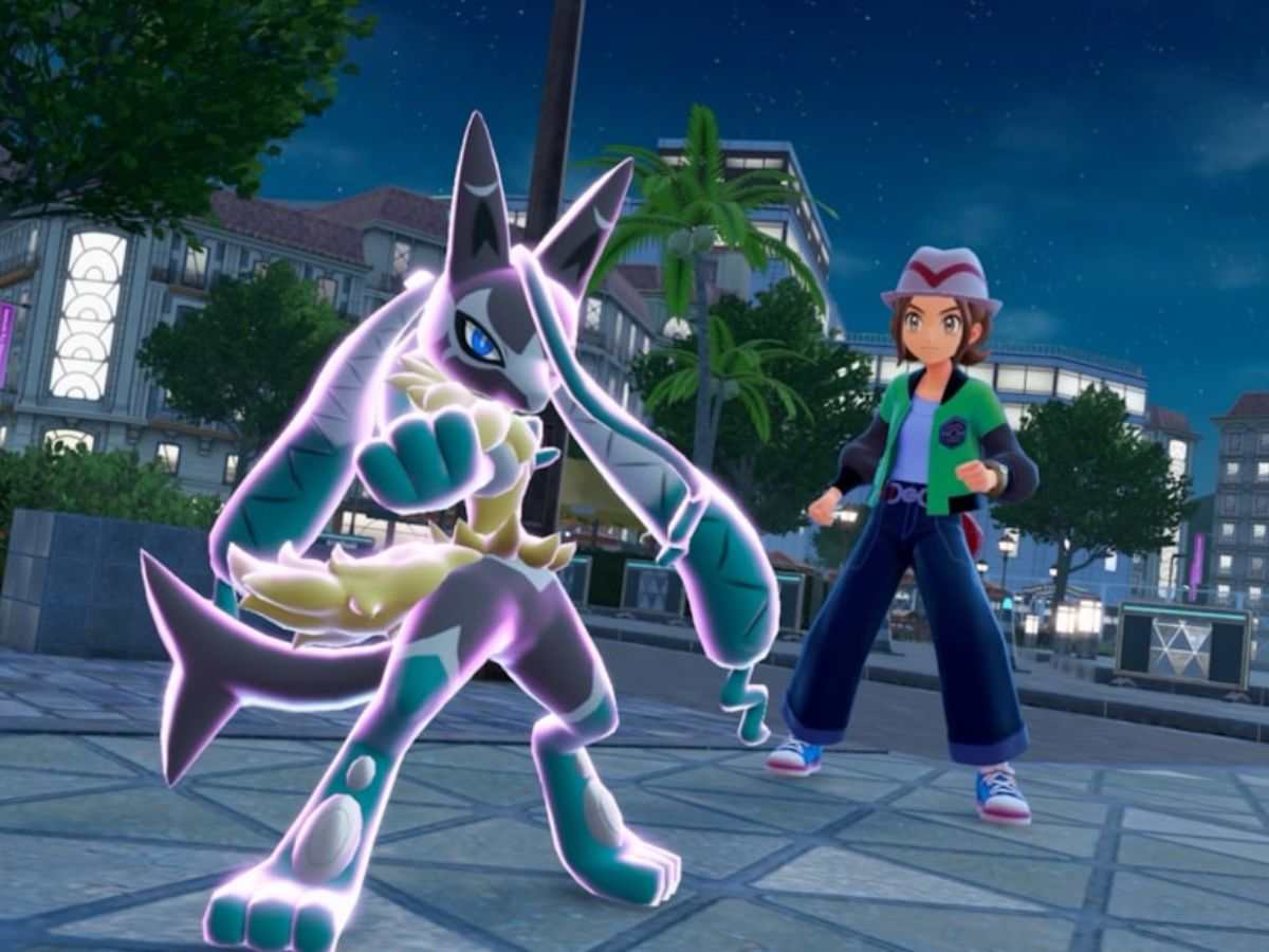 screenshot di leggende pokemon z-a con MegaLucario Z