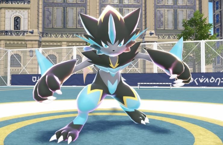 screenshot di leggende pokemon z-a con megazeraora
