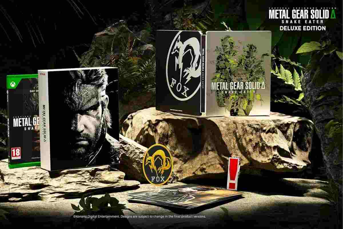 ambientazione mimetica, contenuto deluxe edition metal gear solid delta snake eater
