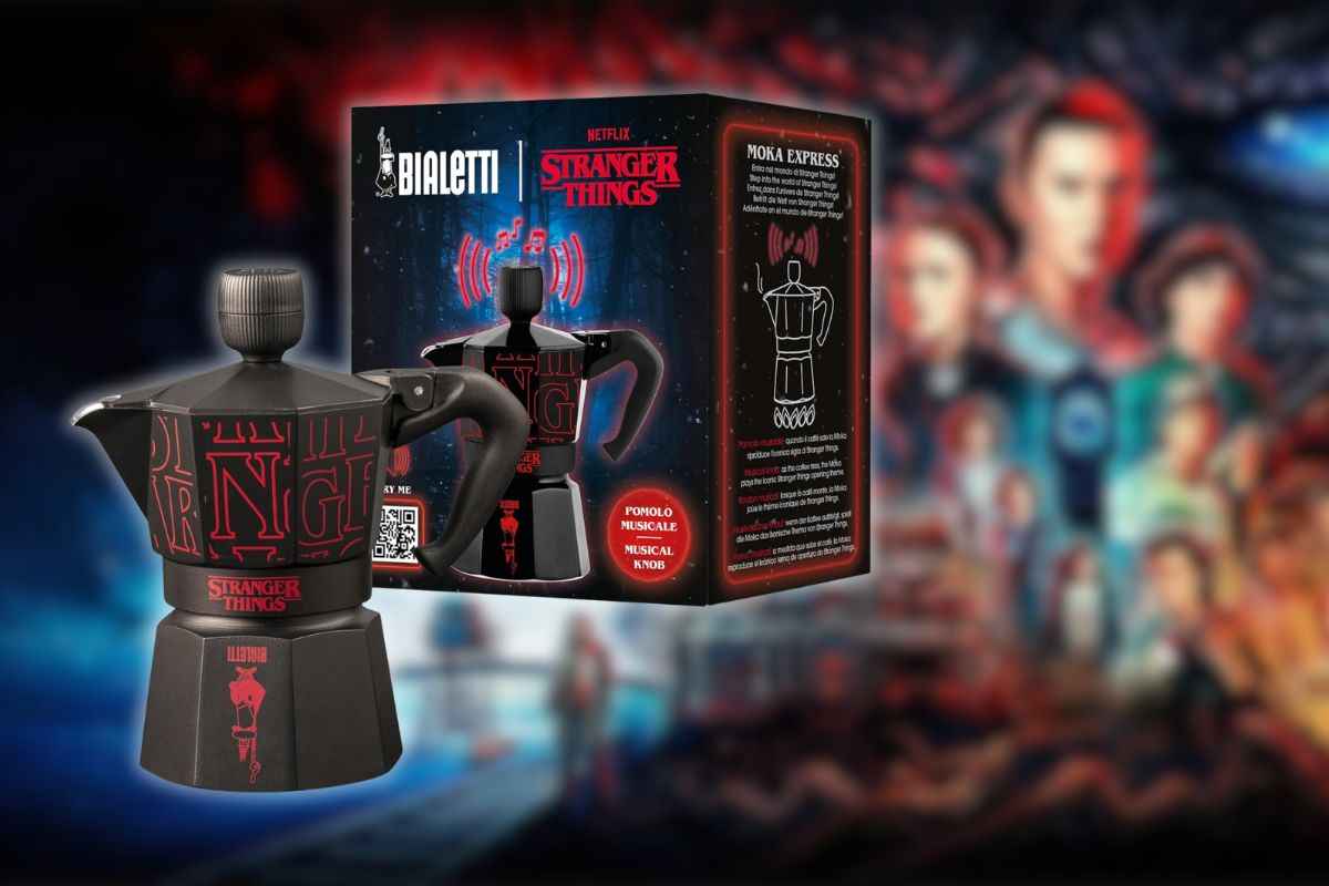 Bialetti Moka Express Stranger Things con scatola