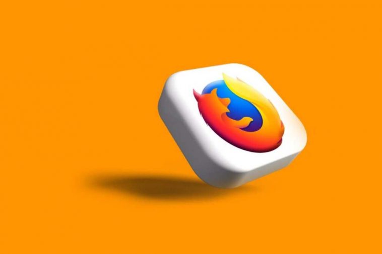 icona di firefox su fondo arancione