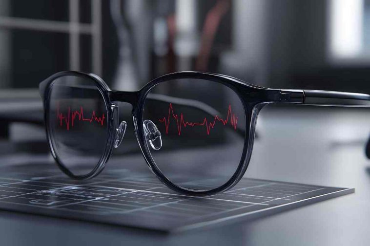 occhiali smart su un tavolo