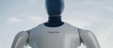 primo piano del robot xiaomi cyberone