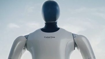 primo piano del robot xiaomi cyberone