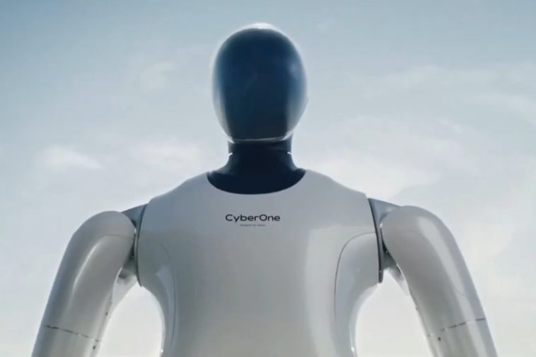 primo piano del robot xiaomi cyberone