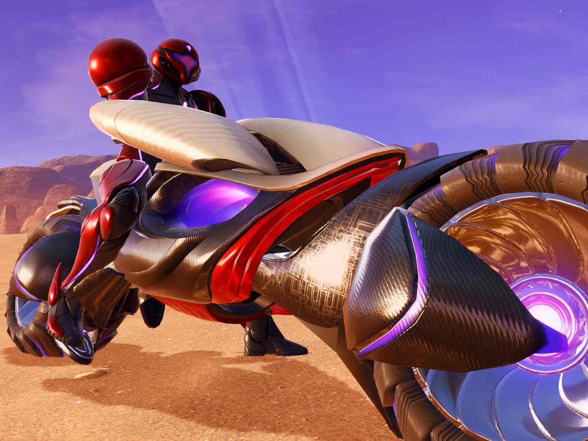 screenshot di metroid prime 4 con samus a bordo della vi-o-la