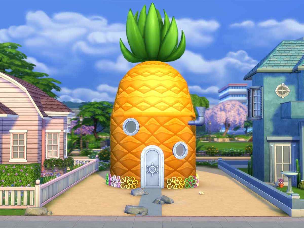 casa di spongebob in the sims 4