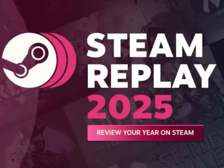 logo schermata steam replay 2025