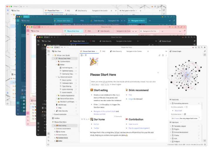 schermata siyuan programma