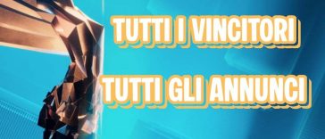 statuetta dorata angelica, scritta tutti i vincitori tutti gli annunci