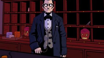 the seance of blake manor screenshot con personaggio nella hall del maniero