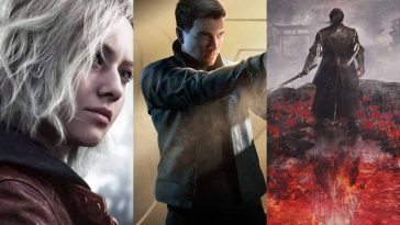 tre giochi presentati ai the game awards 2025 cover affiancate: resident evil requiem, 007 first light e nioh 3