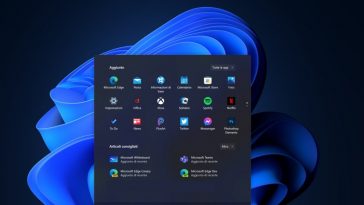 Il menù di Windows 11