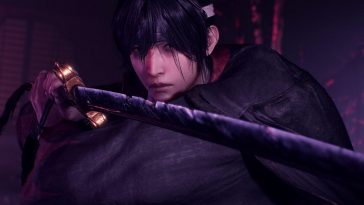 screenshot di Nioh 3 con protagonista con una katana in primo piano