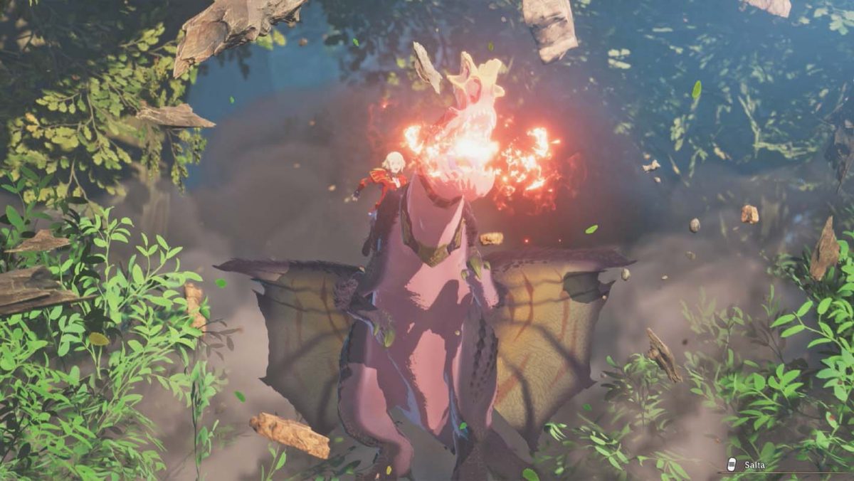 Attacco speciale a cavallo di un mostro in Monster Hunter Stories 3 Twisted Reflection