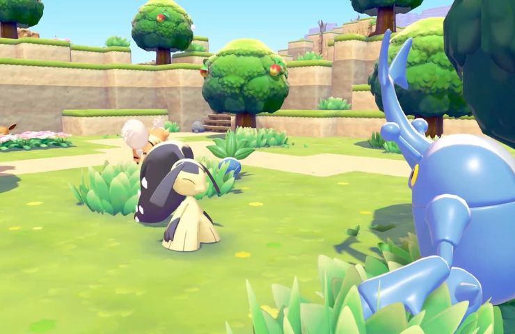 Pokopia screenshot heracross mawile