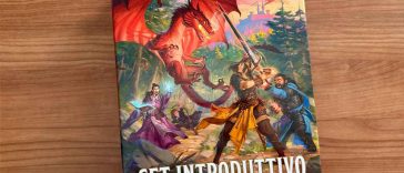 Copertina della scatola del set introduttivo di Dungeons and Dragons
