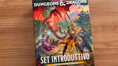 Copertina della scatola del set introduttivo di Dungeons and Dragons