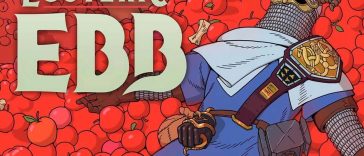 Personaggio di Esoteric Ebb steso su un letto di mele